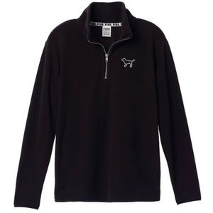 VS PINK Fleece Quarter Zip